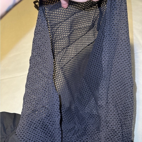 Adidas Mesh hood Active Top Women M Grunge Gorpcore Black 1/2 Sleeve Synch - Picture 5 of 8